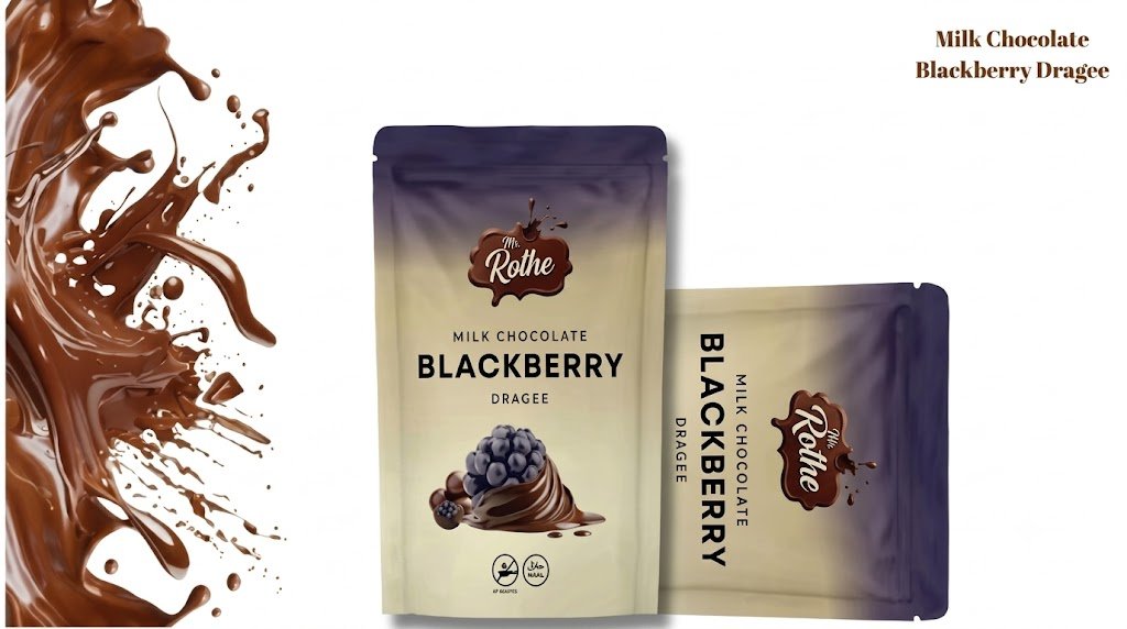 Rothe Milk Chocolate Blackberry Dragee