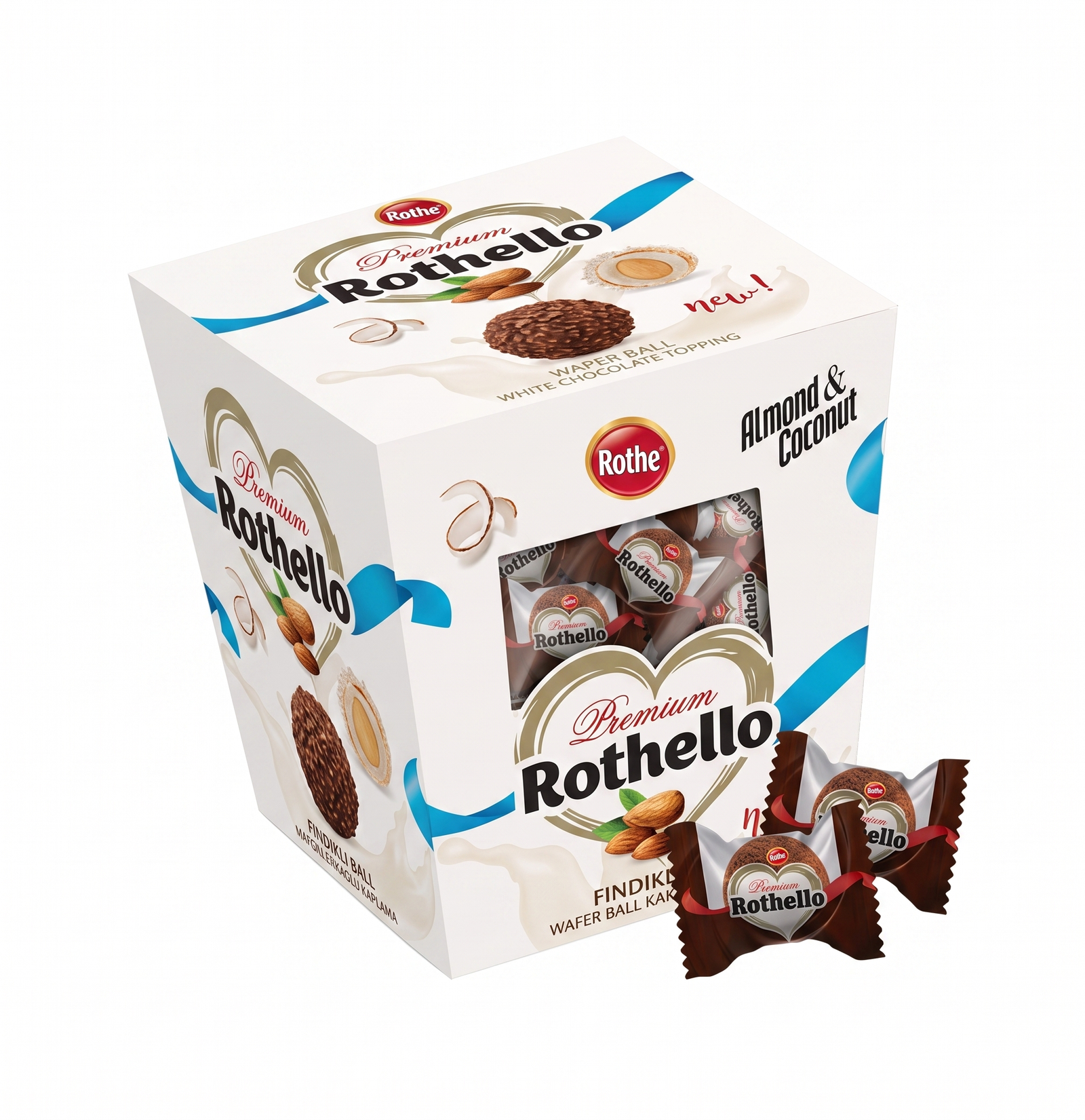 Rothello Almond Round Wafer