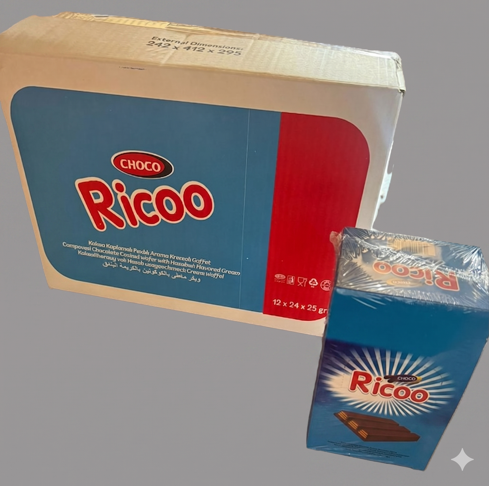 Rothe Choco Ricoo Compound Chocolate Wafer with Hazelnut Flavored Cream — gallery 1