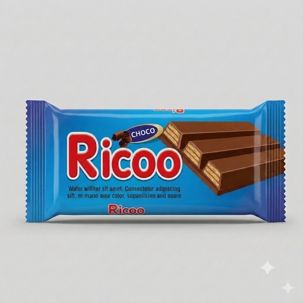 Rothe Choco Ricoo Compound Chocolate Wafer with Hazelnut Flavored Cream — gallery 2